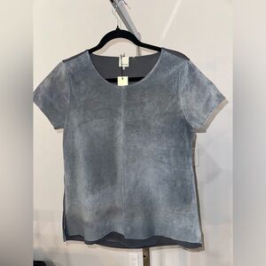 NWT Ecru Size Small Suede Curpo Blouse color Oasis.   Would say it fits size Med